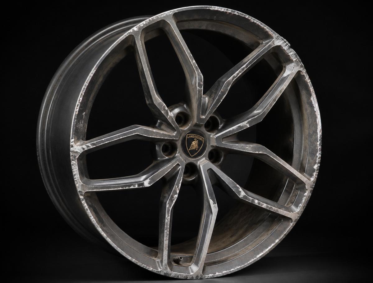 Lamborghini Huracán · 20" Schmiedefelge — vor der Veredelung